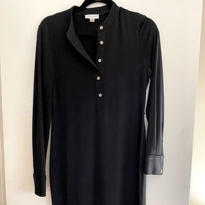 Calvin Klein Classic Long Sleeve Midi Dress Size S